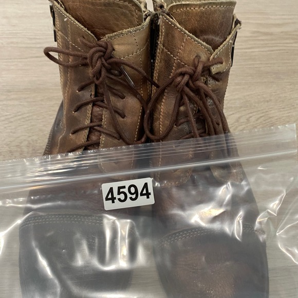 Bed Stu Bonnie Leather Cobbler Combat Boots Women's 9 - Picture 10 of 10